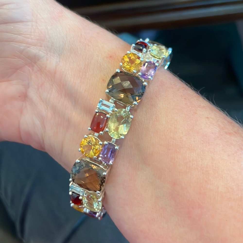 Multi-Stone Bracelet sterling silver
